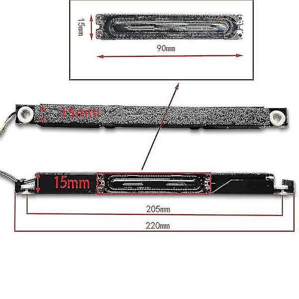 Uusi yhteensopiva Samsung TV -kaiutin Ua46c5000pr Ua32c4000p Bn96-12941c Bn96-13406b 8 ohmia 10 W 100 % testattu 9030 15W  2PCS