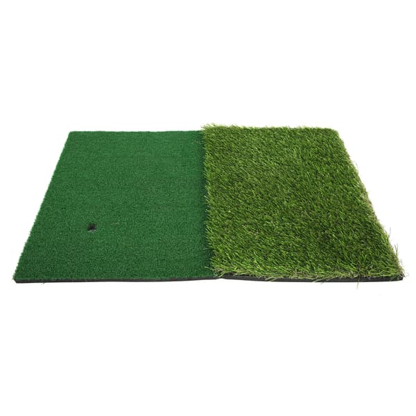 40x60cm 2-in-1 Indoor Golf Putting Training Mat Portable Golf Swing Practice Green