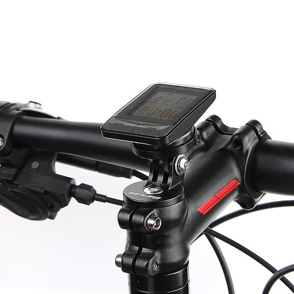Justerbar sykkelstyre Topplokkfeste med 4 adaptere for Garmin for Bryton for Cateye for Wahoo sykkelcomputere