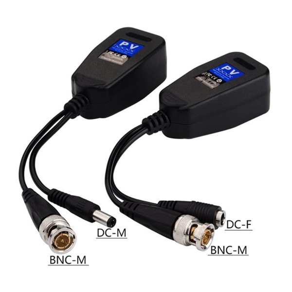 5 Par CCTV Coax BNC Video Power Balun Transceiver til Cat5e 6 RJ45 Stik Coaxial/analog HD Twi