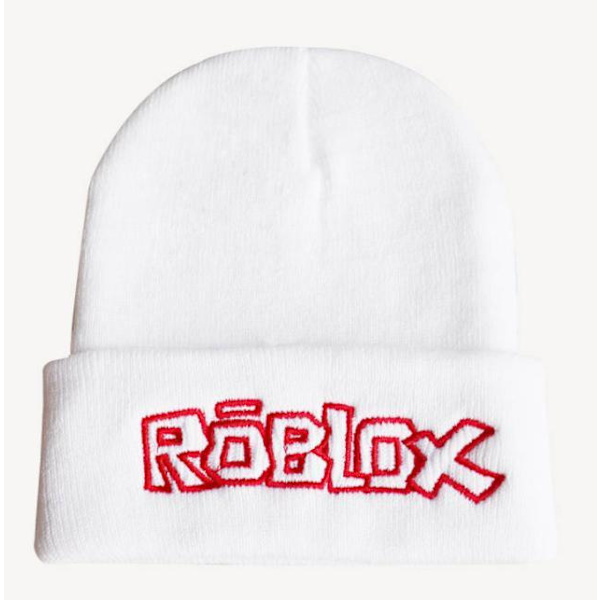 Roblox Cap Bobble Hat, Hat til Børn Sort Sort Black Svart