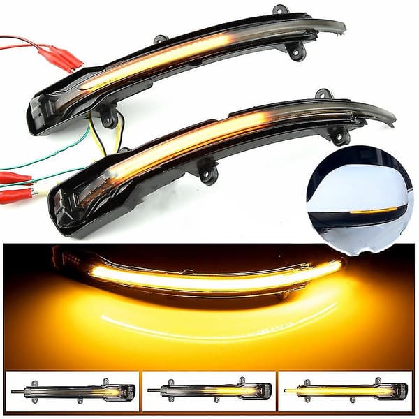 Par LED Dynamisk Blinklys Sidespeil Blinker Kompatibel med Q5 Sq5 8r 2010-2017