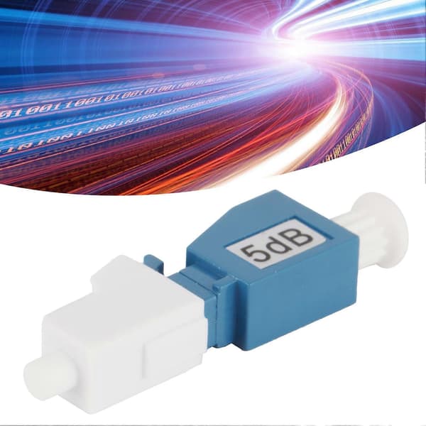 LC UPC5DB Optisk Fiber Dæmper Stik SingleMode Han Hun Adapter Høj Returtab