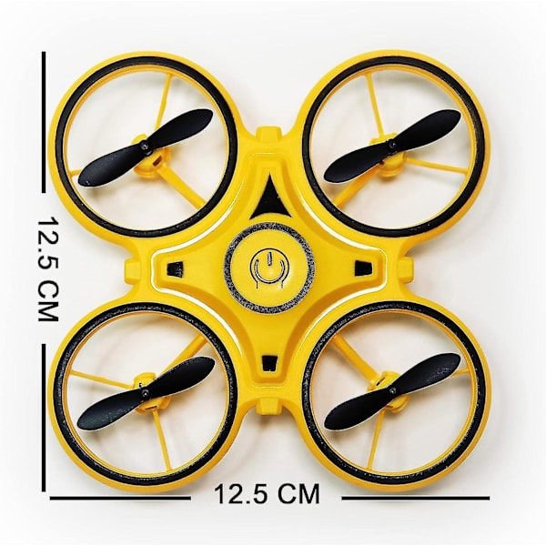 Mini Drone för Barn, Geststyrning Drone, Surppannyc Manuell Drone med Sensorer, Inomhus Drone för Barn, Liten Rc Quadcopter