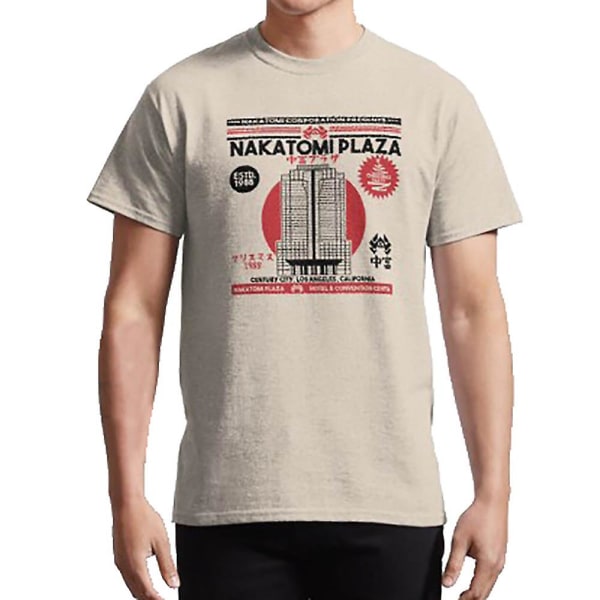 Nakatomi Plaza T-skjorte juleaction white M