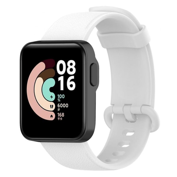 Ranneke Xiaomi Mi Watch Lite -kellolle, Vaihtohihna, Silikoniranneke Redmi Watchille White