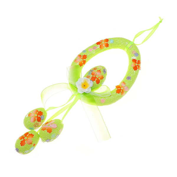 Påskeæg Krans Påskeæg Garland Krans Dør Væghængende Dekoration Green
