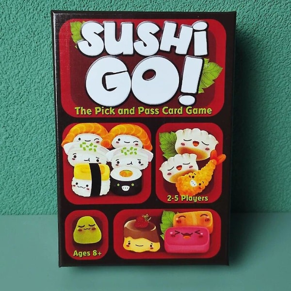 1 stk \"Sushi Go\" Familiespill Kort, morsomt kortspill, festbrettspill