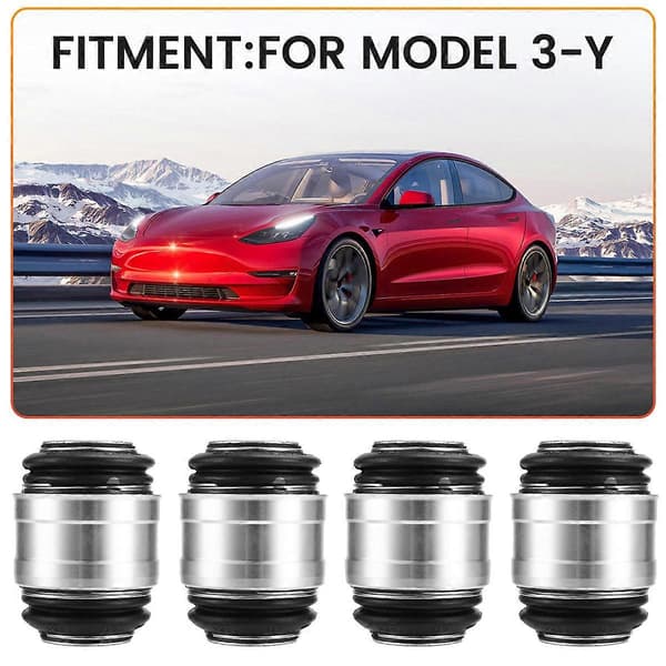 4 stk. bakre styrespindel-foring 1188412-01-E for Tesla Model 3/Y