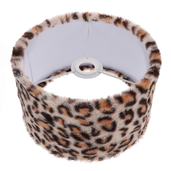 Fancy Lampskärmar Metall Lampskärmar E27 Sockel Studierum Leopard Polyester Järn Dekorativ Belysning 1Set Leopard 25X25X15CM
