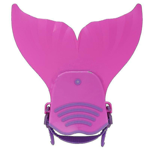 Barnens Havsjungfrus Flippor Simning Justerbar Toddler Swim Monofin (rosa)