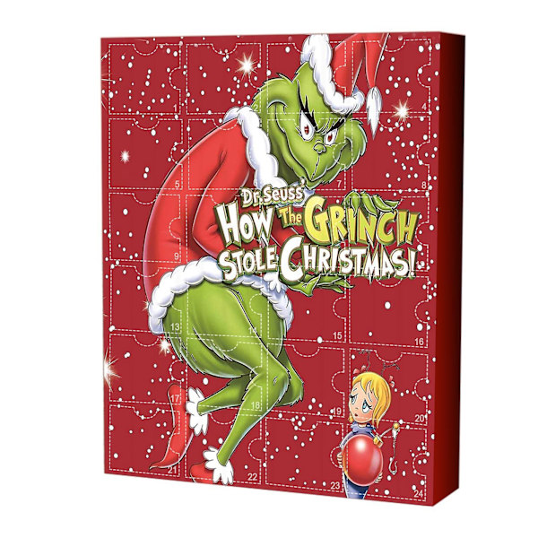 Grinch Joulukalenteri Joulukalenteri Sokea Laatikko 24 Osainen Lahja Vihreä Hirviö Laskuri Halloween Sokea Laatikko style 10