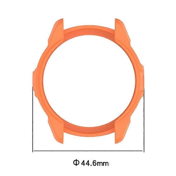 Kompatibel med Garmin Forerunner 265S urkasse Hul rustning Quick Release Blød TPU urcover LightPink