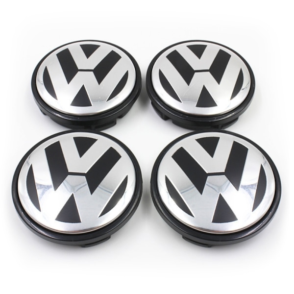 Navkapslar VW10 60MM för Volkswagen bilhjul 4-pack 60