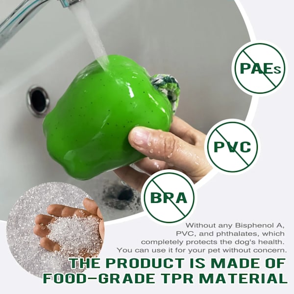 Dog Toy - Phoesky - Interactivity - Fruit Shape - Bite Resistant - Squeak Function