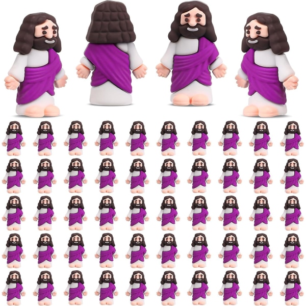 Jesus Figurer Religiøse Legetøjsgaver, Mini Jesus Figur Klassisk Kristus Frelser Jesus Dukke Religiøse Festgaver Forbrugsvarer Påskeæg Fyld 24pcs