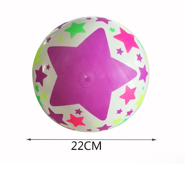 2 st Luminous Ball Blinkande Leksak Kasta Studsa Bollar Uppblåsbara Leksaker 2Pcs-Style Random