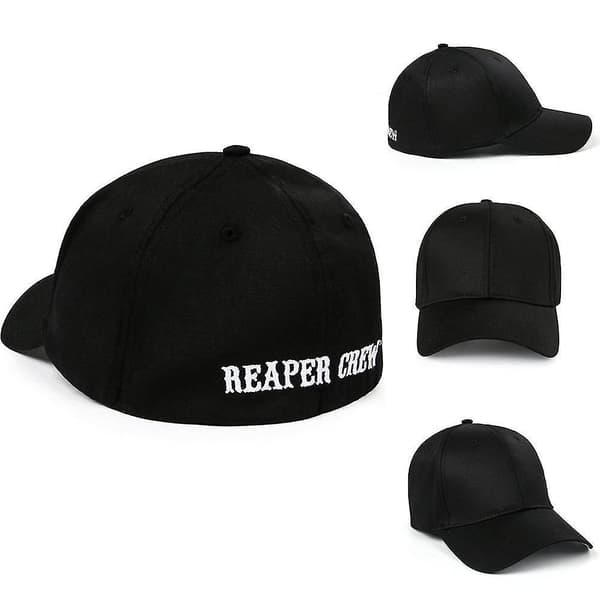 Alphabet Reaper Crew Baseballhette for menn og kvinner Ren motehette i bomull As shown