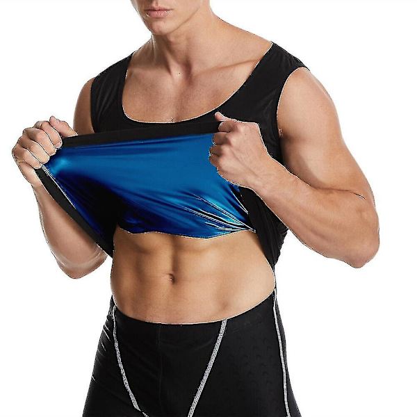 Gynecomastia Kompresstanktopp Sauna Svette Trenings Shapewear (1 stk) S of M