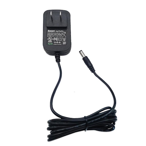 12V myVolts ersättningsnätaggregat kompatibelt med Sony PS-LX310BT skivspelare US plug