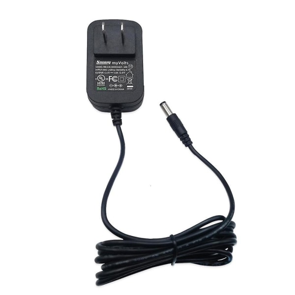 12V myVolts erstatning strømforsyning kompatibel med Sony PS-LX310BT pladespiller US plug