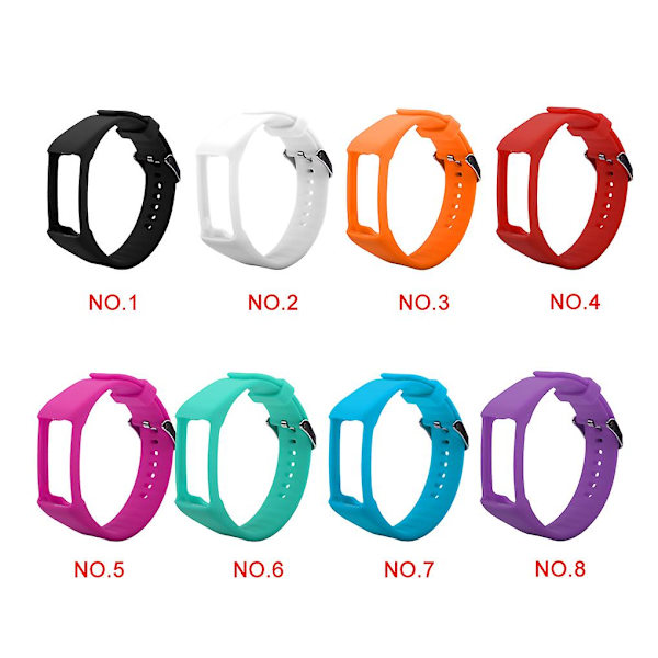 Ersättningsarmband för Polar A360 A370 Smartwatch black