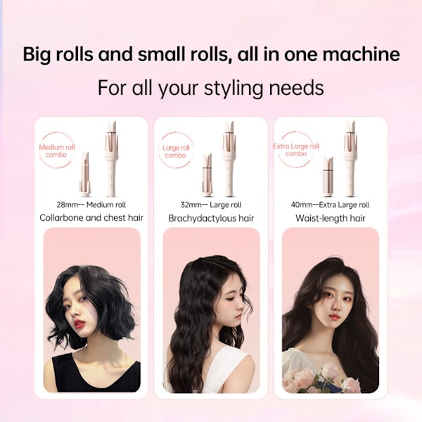 Automatic Curling Iron: Easy Waves with Adjustable Temperature and Smart Features 928