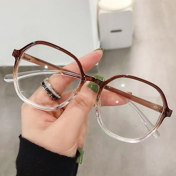 -1.0-1.5-2.0-2.5-3.0-4.0 Kiinteäväriset ja värigradientiset myopia-lasit miehille ja naisille gradual brown -3.0