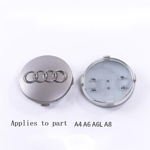 Passer til Audi navkapsel standard 60MM navkapsel (4 stk) (Aske)