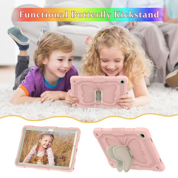 Fjärilsstativ nettbrettfodral for Samsung Galaxy Tab A9+