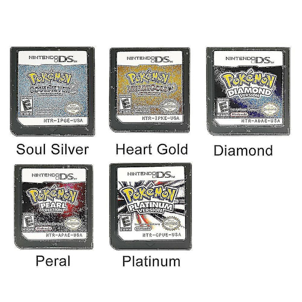 Home Game Cards Soul Silver Heart Gold Portabel Klassisk För 3ds Dsi Ds Lite Nds Diamond