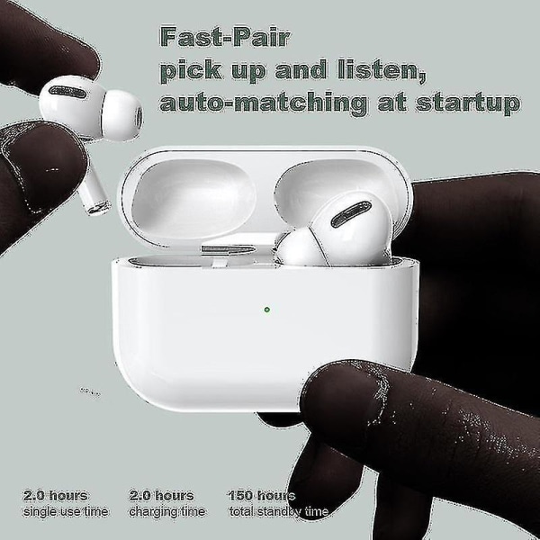 Ap Pro Tws 1:1 trådløst headset Støjreducerende pop op-øretelefoner In-ear-hovedtelefonsensor Bluetooth-øretelefoner Touch Control-øretelefoner