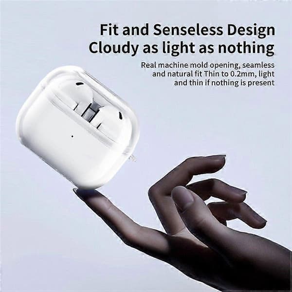 For Samsung Galaxy Buds3 deksel klart PC Bluetooth ørepropper beskyttelsesdeksel
