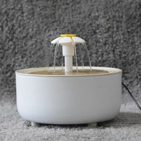 Kattvattenfontän - SALUTUYA - 2L - Automatisk cirkulation - Filtrering - Tyst design