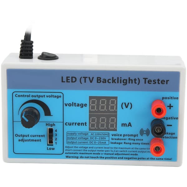 TV LED Backlight Tester Multifunction Strip Beads Repair Tool Light Detector 0-230V Output 220V EU Plug