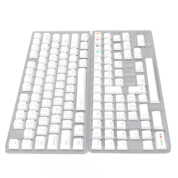 136 Keys PBT with Original Height, Good Durability, Comfortable Feel, Keyboard Kit for DIY Mechanical Keyboard AI 0.1