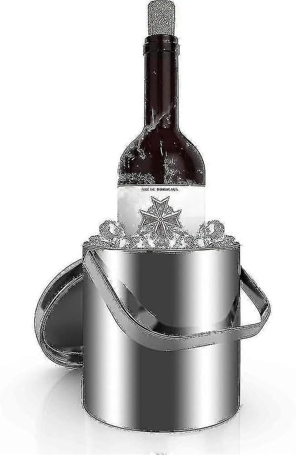 Juleisspand Champagnekøler Isbeholder Med Tang Og Låg