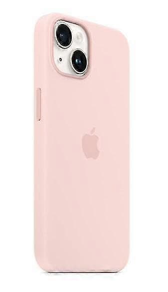 Silikon telefondeksel kompatibelt med iPhone 14 Chalk Pink