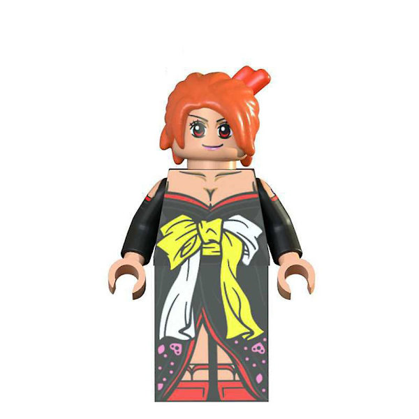 6 kpl/setti Anime One Piece Action Minifiguurit Luffy Zoro Robin Nami Piirroshahmojen Rakennuspalikat Keräilypieniä Hahmoja Leikkikalut
