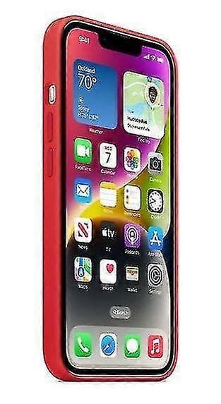 Silikone Telefon Cover Kompatibelt Med Iphone 14 Red