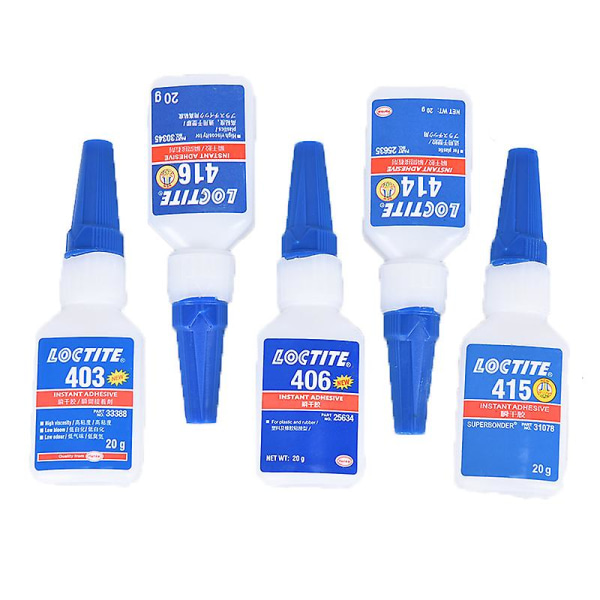 1 stk 20g Loctite 401 Instant Adhesive Flaske Stærkere Super Lim Multi-purpose 414 1Pc