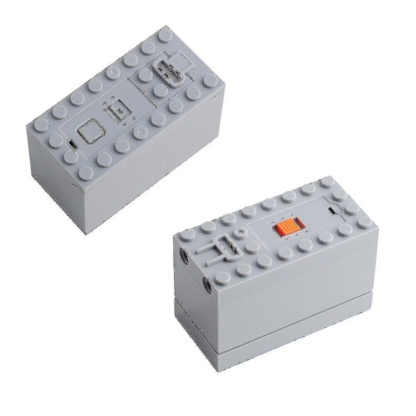 4 stk Technic Power Functions Batterikasse Togmotor Mottaker Fjernkontrollpakke