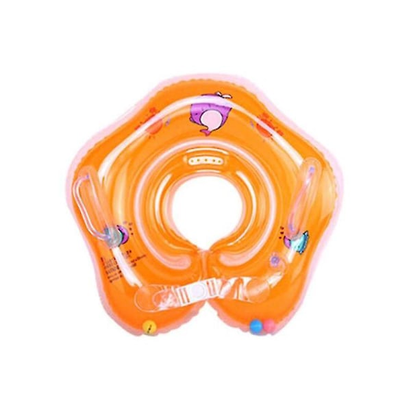 Svømming Baby Tilbehør Hals Ring Tube Safety Infant Float Circle Orange
