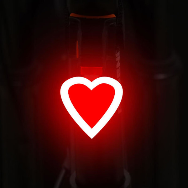 Smart Sykkellys Baklys Ultra Sterk, Sykkellys Oppladbar, IPX6 Vanntett LED Sykkellys, 5 Moduser Sykkellys Passer Alle Veisykler love