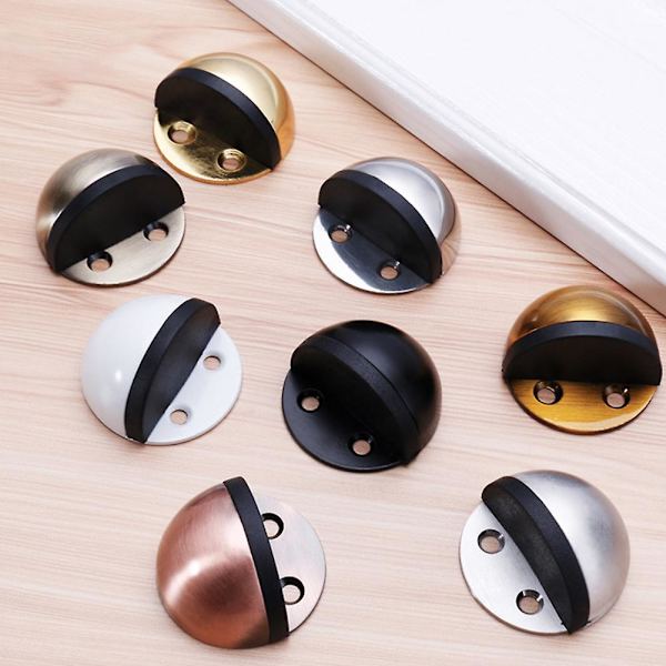 Kumipuolpyöreä törmäyssuojakumi ovelle, naarmuuntumaton ja korroosionkestävä Yellow Bronze Magnetic Belt