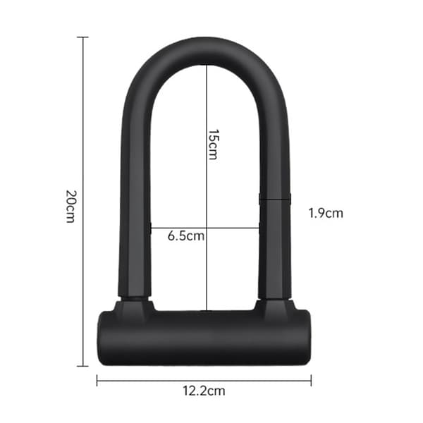 Portable Waterproof Bicycle Folding Lock Heavy Duty Security Cable Lock