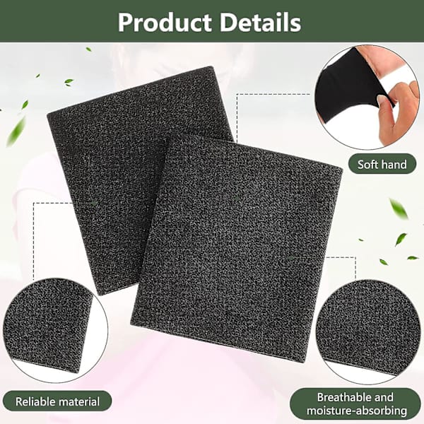 2 Par Kompressions Håndledsærmer Kompressions Håndledsbeskytter Håndledsstøtter Håndledsbind Elastiske Håndledsband Til Mænd Og Kvinder Tennis, Senebetændelse, Carp Black X Large
