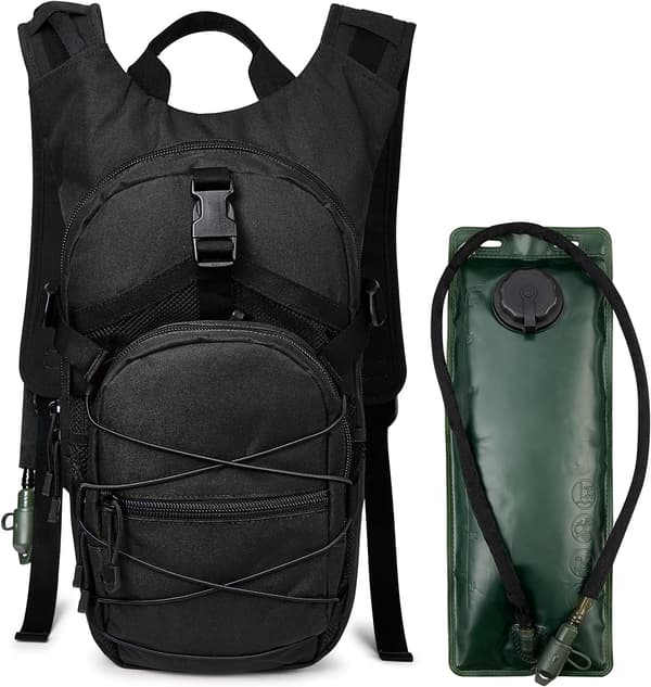 Hydration Backpack Tactical Backpack with 3L Hydration Bladder for Hiking, Cycling, Running, Walking and Climbing