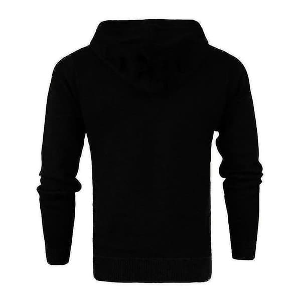 Herre Julehettegenser Genser Topper Jul Rudolf Reinsdyr Pullover Sweatshirt Black XL