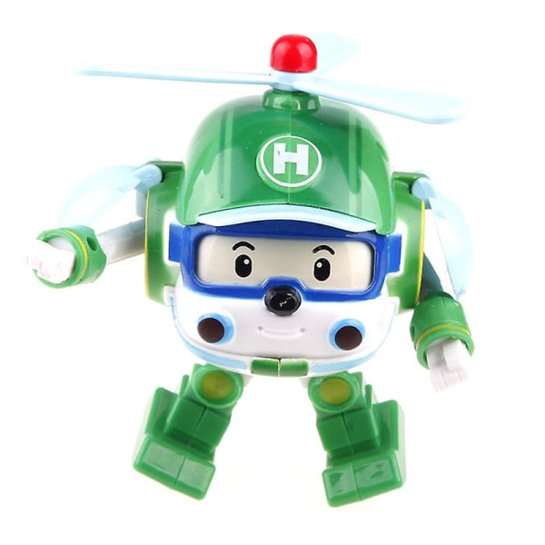 Robocar Poli Toy Korea Robot Car Transformation Legetøj Bedste gaver til børn Børn Green
